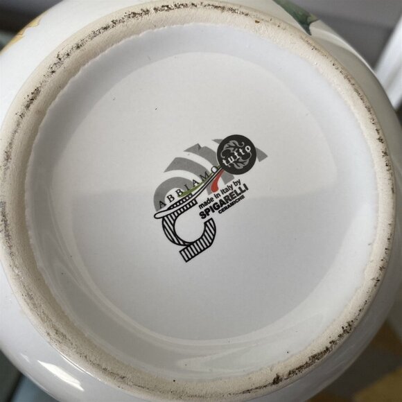 Vintage Pitcher Creamer Abbiamo Tutto by Spigarelli Sunflower Made in ITaly - Picture 7 of 8